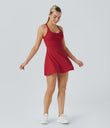 SoftlyZero™ Airy Backless Twisted Cool Touch Dance Active Dress-Easy Peezy Edition - Salsa