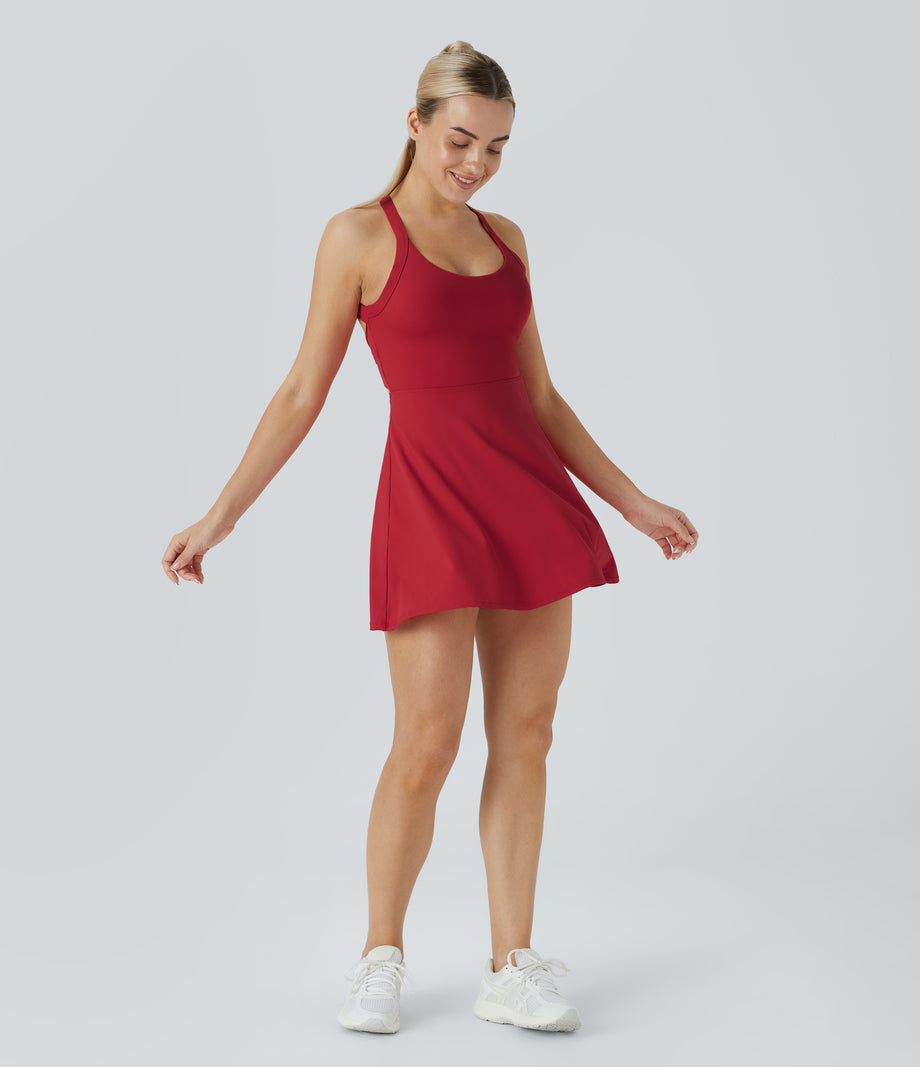 SoftlyZero™ Airy Backless Twisted Cool Touch Dance Active Dress-Easy Peezy Edition - Salsa