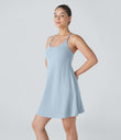 SoftlyZero™ Plush Backless Active Dress-Longer Length-Easy Peezy Edition - Baby Blue