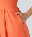 Everyday Midi Chill Dress-La Land - Dusty Orange