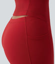 SoftlyZero™ Plush Backless Active Dress-Easy Peezy Edition - Mars Red
