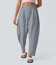 Mid Rise Pocket Barrel Leg Baggy Work Pants - Weathervane