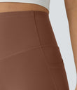 Halara UltraSculpt™ High Waisted Butt Lifting Tummy Control Pocket Shaping Workout Leggings - Thick Earthy Brown