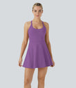 SoftlyZero™ Airy Backless Twisted Cool Touch Dance Active Dress-Easy Peezy Edition - Dewberry