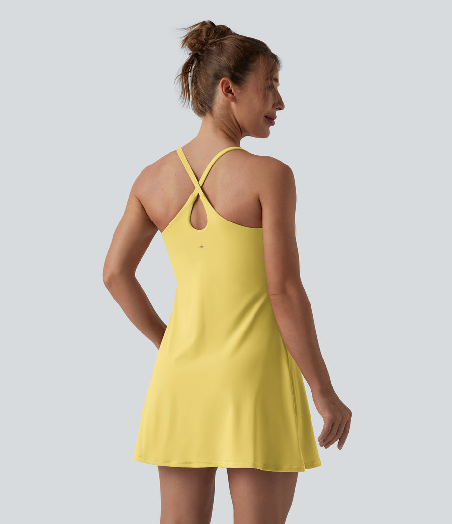 Softlyzero™ Plush Backless Active Dress-Easy Peezy Edition DD-F - Crisp Yellow