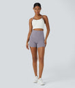 Halara UltraSculpt™ High Waisted Tummy Control Side Pocket Shaping Training Biker Shorts 5'' - Minimal Gray