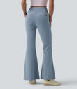 Halara Flex™ High Waisted Crossover Pocket Washed Casual Jeans - Powder Blue Denim