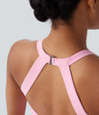 SoftlyZero™ Plush Cut Out Yoga Tank Top A-D Cups - Nosegay