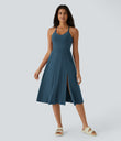 Everyday Midi Chill Dress-La Land - Majolica Blue