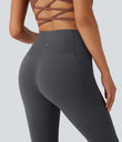 Halara UltraSculpt™ High Waisted Tummy Control Pocket Shaping Yoga Bootcut Leggings - Volcanic Ash