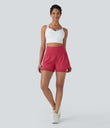 SoftlyZero™ Airy Super High Waisted 2-in-1 Cool Touch Yoga Shorts 5'' with Pockets - Winterberry