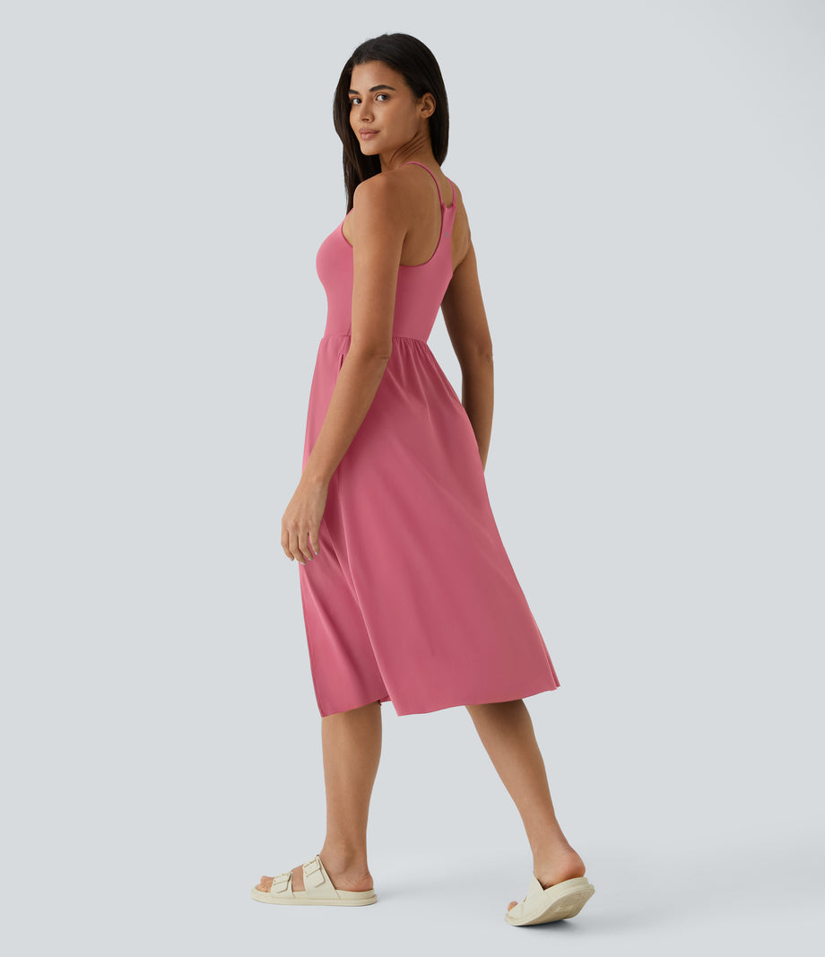 Everyday Midi Chill Dress-La Land - Begonia Rouge
