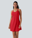 SoftlyZero™ Plush Active Dress-Longer Length-Easy Peezy Edition DD-F Cups - Tomato