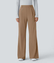Halara Flex™ DayStretch High Waisted Pocket Work Flare Pants - Burro