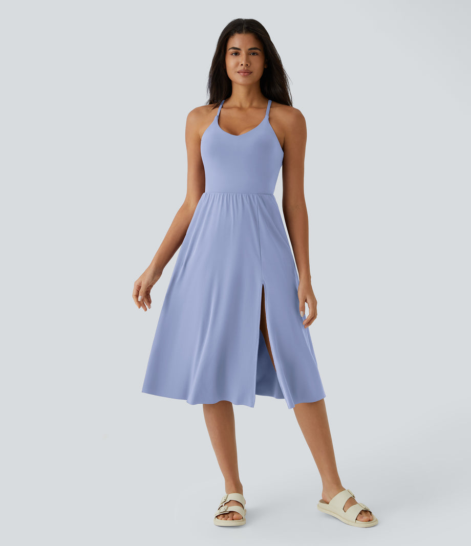Everyday Midi Chill Dress-La Land - Blue Heron
