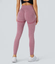 OneForm Seamless Flow High Waisted Booty Scrunch Leggings - Bridal Rose