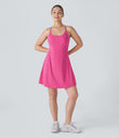 SoftlyZero™ Plush Backless Active Dress-Longer Length-Easy Peezy Edition - Fuchsia Purple