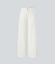Halara Flex™ Low Rise Zipper Pockets Washed Baggy Wide Leg Casual Jeans - Beige Denim