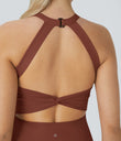 Backless Twisted Active Dress - Sequoia