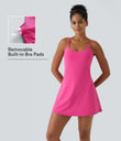 SoftlyZero™ Plush Backless Active Dress-Easy Peezy Edition - Fuchsia Purple