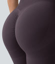 OneForm Seamless Flow High Waisted Booty Scrunch Leggings - Night's Purple