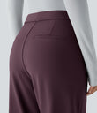 Halara Flex™ DayStretch High Waisted Pocket Work Flare Pants - Dusky Evening purple