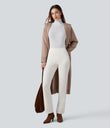 Halara Flex™ High Waisted Pockets Washed Casual Bootcut Jeans - Ivory Denim