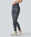 Halara UltraSculpt™ Leopard Print High Waisted Tummy Control Yoga Leggings with Pockets - Moonshadow Leopard