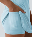 SoftlyZero™ Plush Backless Active Dress-Easy Peezy Edition - Spun Sugar