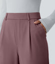 Halara Flex™ DayStretch High Waisted Pocket Work Flare Pants - Purple Sandalwood
