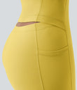 SoftlyZero™ Plush Backless Active Dress-Easy Peezy Edition - Crisp Yellow