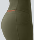 SoftlyZero™ Plush Backless Active Dress-Easy Peezy Edition - Grass Grey Green