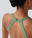 SoftlyZero™ Plush Cut Out Yoga Tank Top A-D Cups - Kashmir
