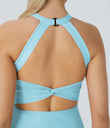SoftlyZero™ Airy Backless Twisted Cool Touch Dance Active Dress-Easy Peezy Edition - Spun Sugar