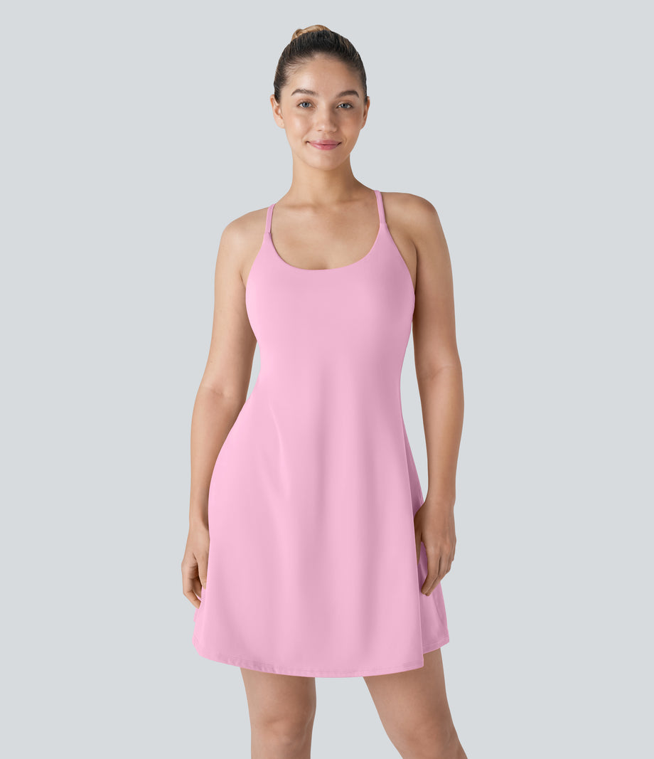 SoftlyZero™ Plush Backless Active Dress-Longer Length-Easy Peezy Edition - Nosegay
