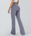DayStretch High Waisted Pocket Flare Yoga Leggings - Icelandic Blue