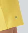 SoftlyZero™ Airy Super High Waisted 2-in-1  Cool Touch Yoga Shorts 5'' with Pockets-Longer Length - Goldfinch