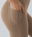 Halara UltraSculpt™ High Waisted Tummy Control Pocket Shaping Training Leggings - Woodsmoke