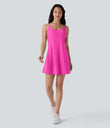 SoftlyZero™ Plush Molded Cups Low Support Dance Active Dress-Easy Peezy Edition A-D Cups - Fuchsia Purple