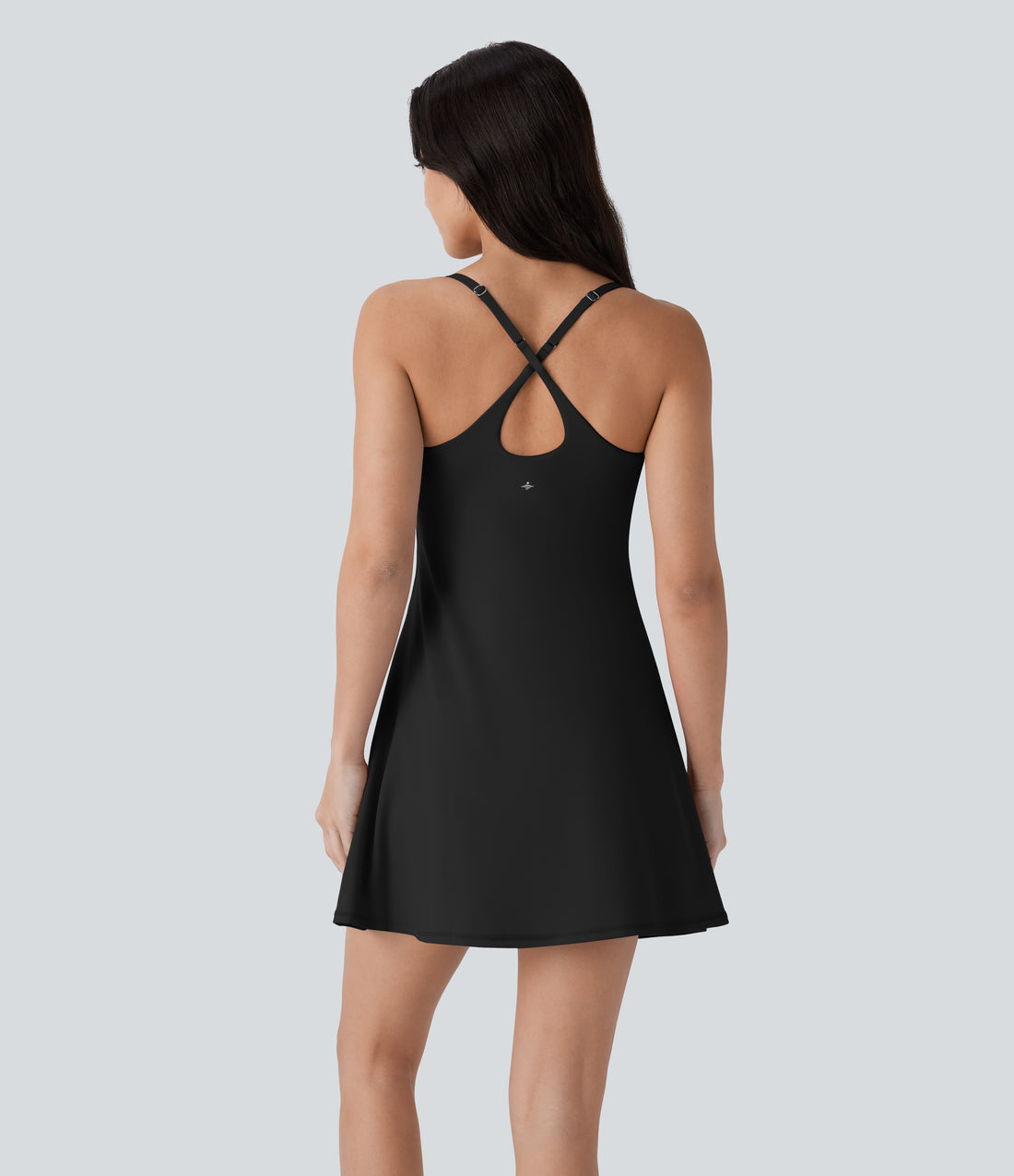 SoftlyZero™ Plush Molded Cups Low Support Dance Active Dress-Easy Peezy Edition A-D Cups - Black