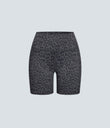 High Waisted Pocket Running Biker Shorts - Black Panther