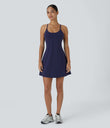 SoftlyZero™ Plush Backless Active Dress - Peacoat