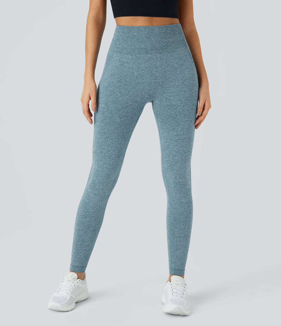 OneForm Seamless Flow High Waisted Booty Scrunch Leggings - Hydro