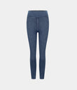 Halara Flex™ High Waisted Pocket Denim Capri Casual Leggings - Washed Denim Bleached Blue