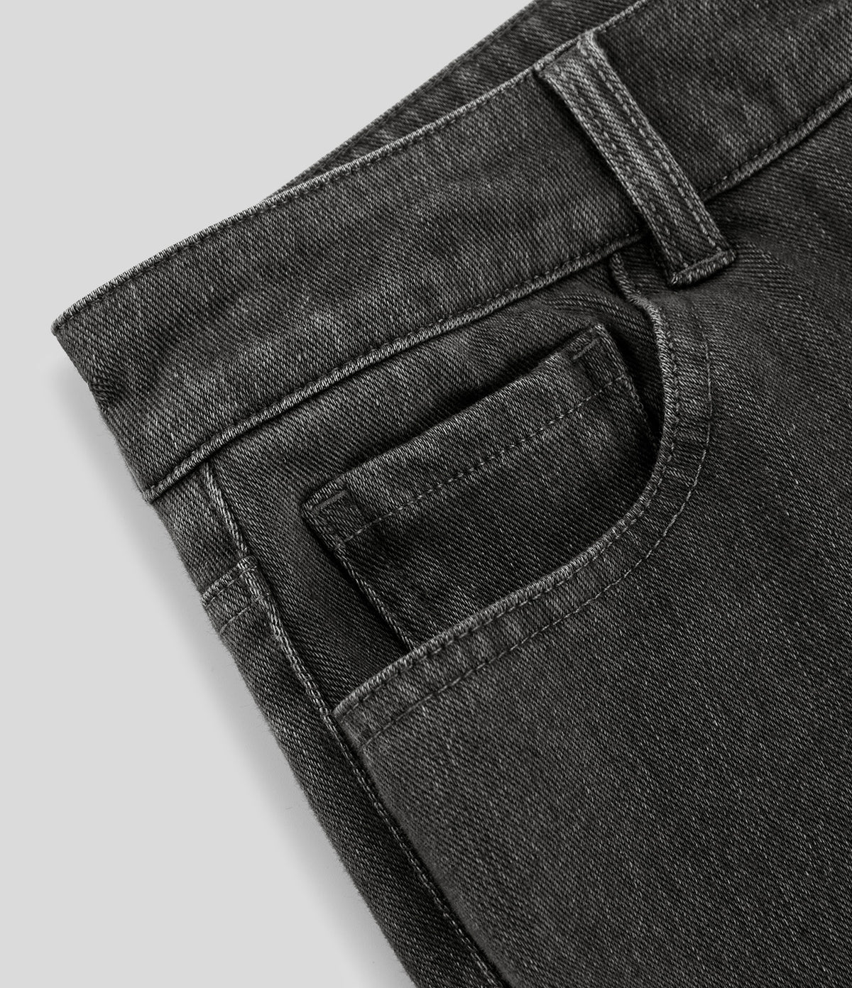 Halara Flex™ Mid Rise Pockets Casual Bootcut Jeans - Hemp Rope Black Denim
