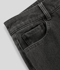 Halara Flex™ Mid Rise Pockets Casual Bootcut Jeans - Hemp Rope Black Denim
