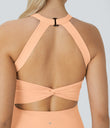 SoftlyZero™ Airy Backless Twisted Cool Touch Dance Active Dress-Easy Peezy Edition - Sunburst