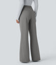 Halara Flex™ DayStretch High Waisted Pocket Work Flare Pants - Silent Storm