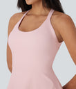 SoftlyZero™ Airy Backless Twisted Cool Touch Dance Active Dress-Easy Peezy Edition - Primrose Pink