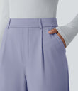 Halara Flex™ DayStretch High Waisted Pocket Work Flare Pants - Icelandic Blue